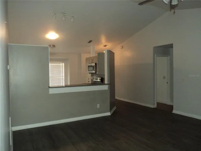 Service bar from kitchen to family room