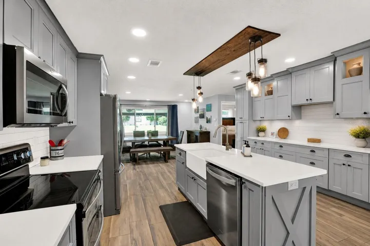 Rendering of additional cabinet, pantry, and counter space