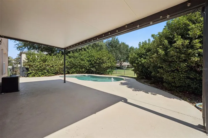 Outdoor Lanai looking into the Pool