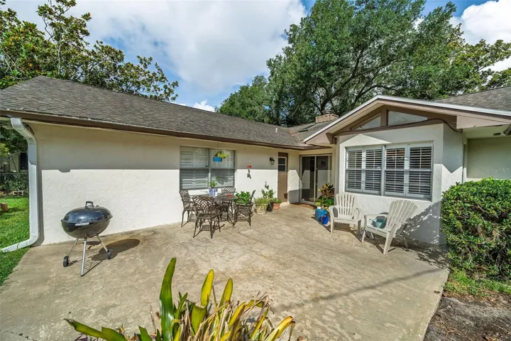 Back patio
