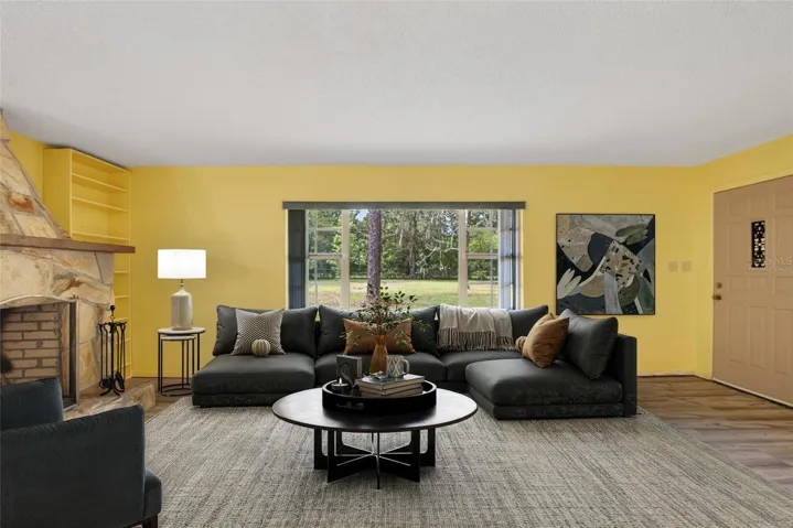 Virtually Staged Living Room