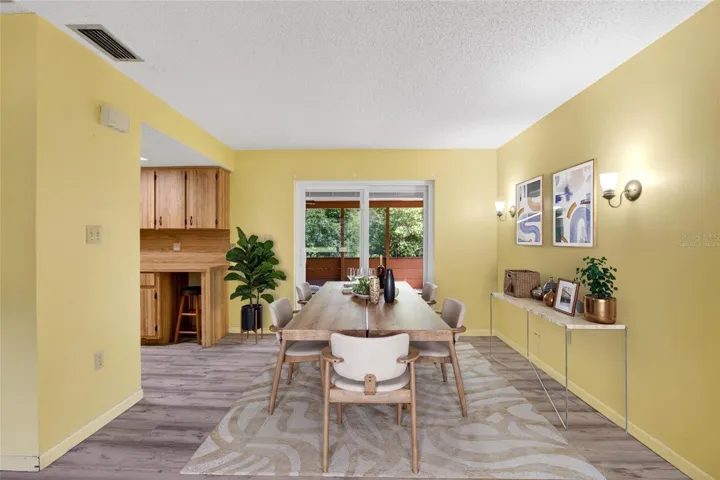 Virtually Staged Dining Room