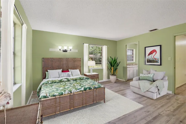 Virtually Staged Primary Bedroom
