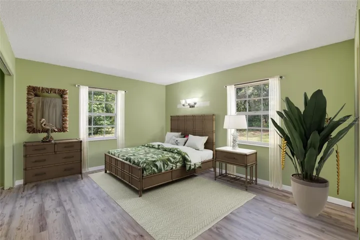Virtually Staged Primary Bedroom