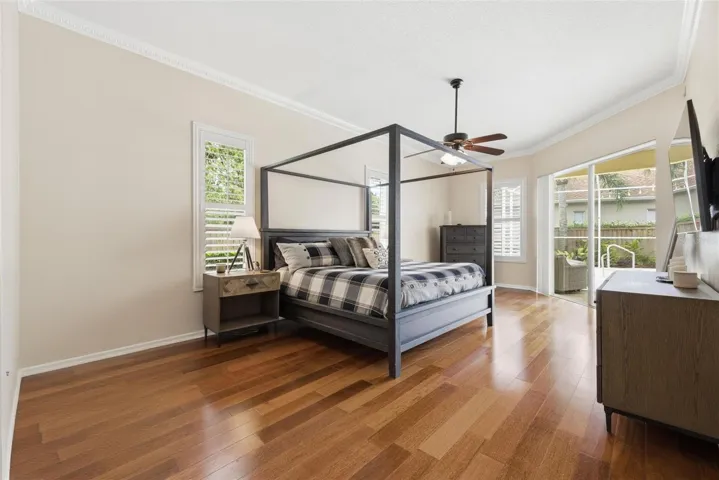 Primary suite with pool access
