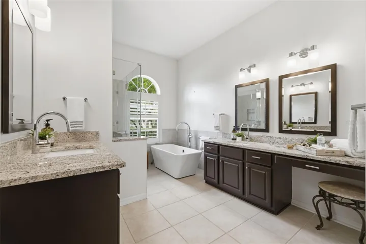 Remodeled primary bathroom
