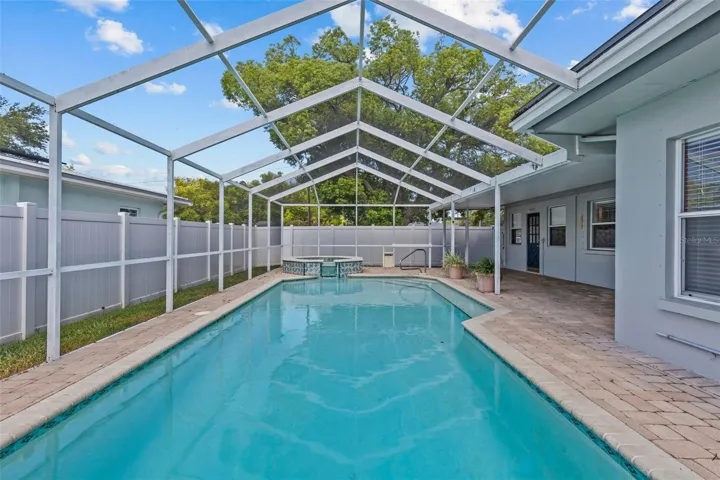 Screened in pool!