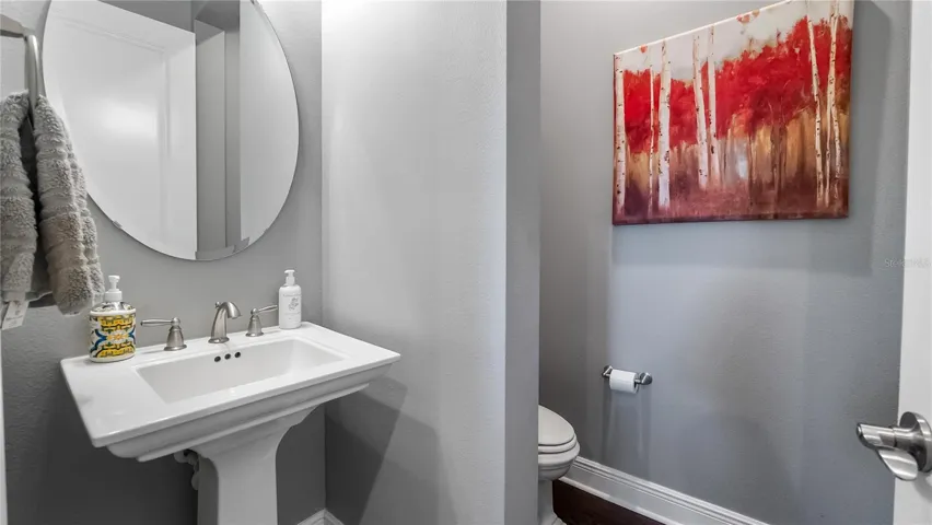 DOWNSTAIRS POWDER ROOM