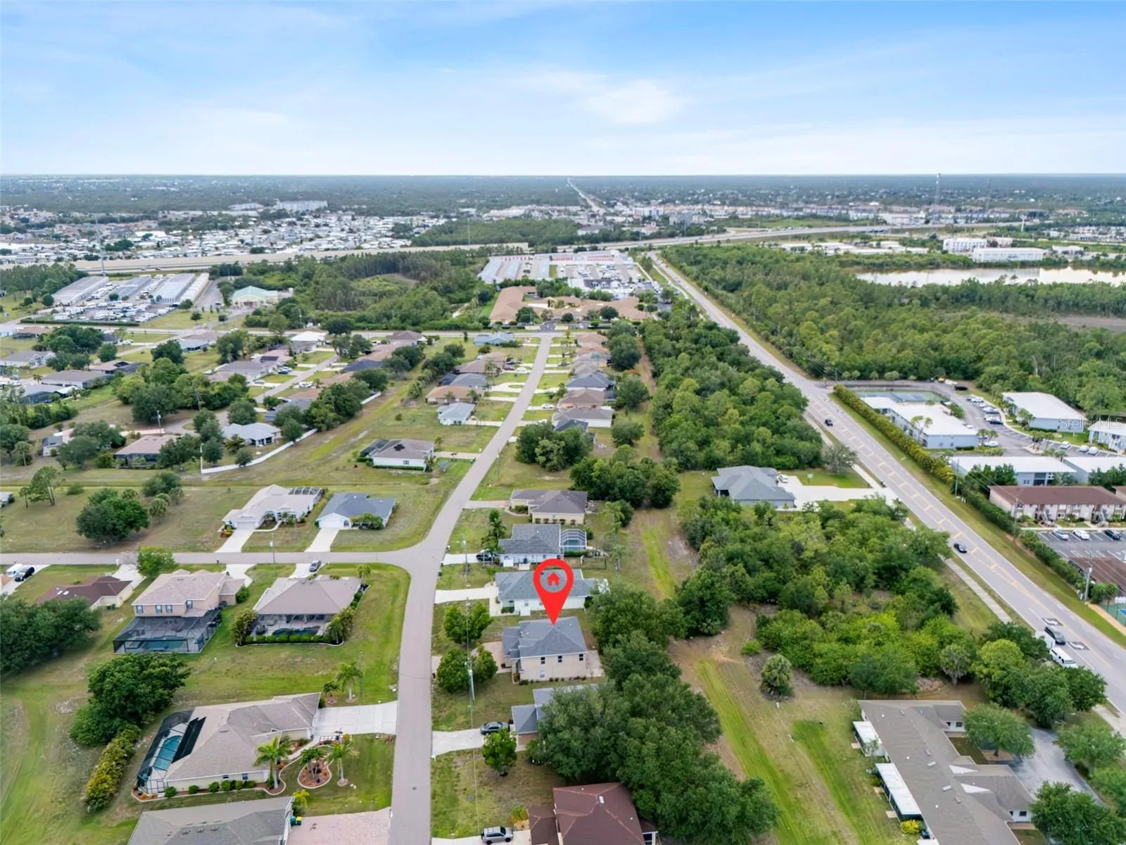 Neighborhood looking West