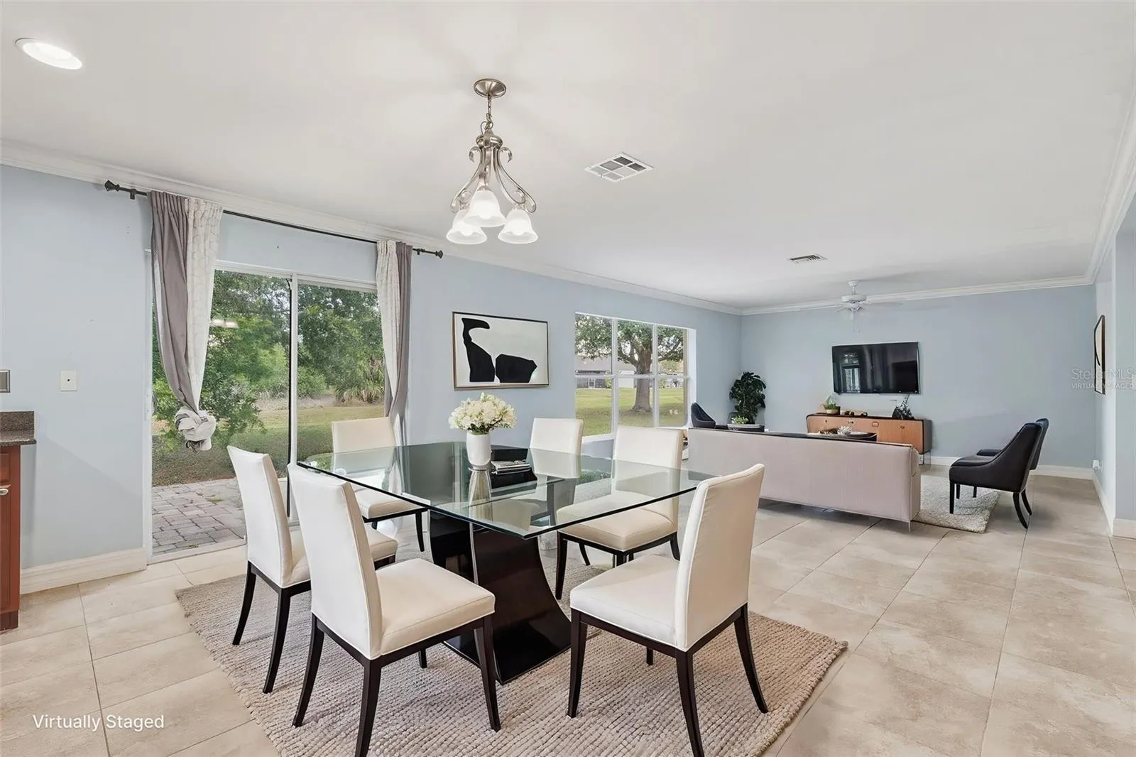 Great Room/Dinette- Virtually Staged