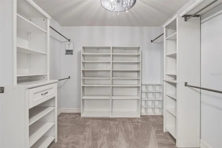Upstairs Primary Walk-In Closet