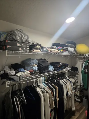 Upstairs bedroom closet