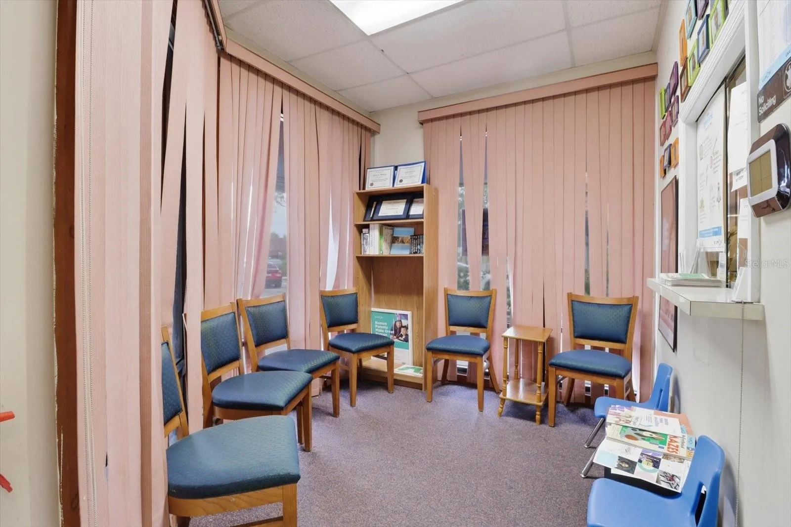 View of waiting Area as soon as you Walk in