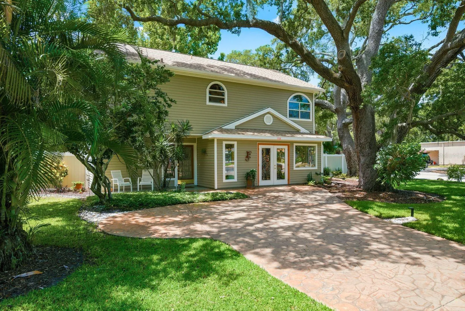 Front of home.