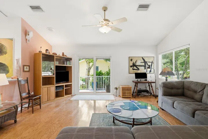 Living room to deck.