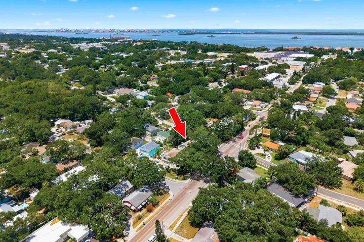 .5 miles from downtown Dunedin, .5 miles from Pinellas trail.