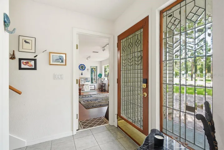 Front Door/Office Door.