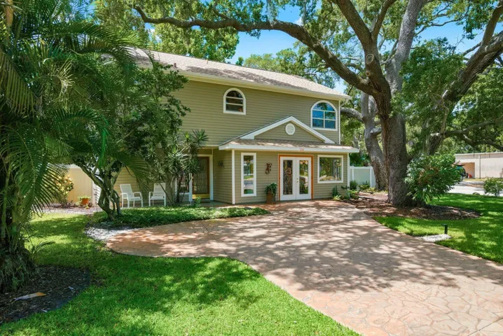 Front of home.
