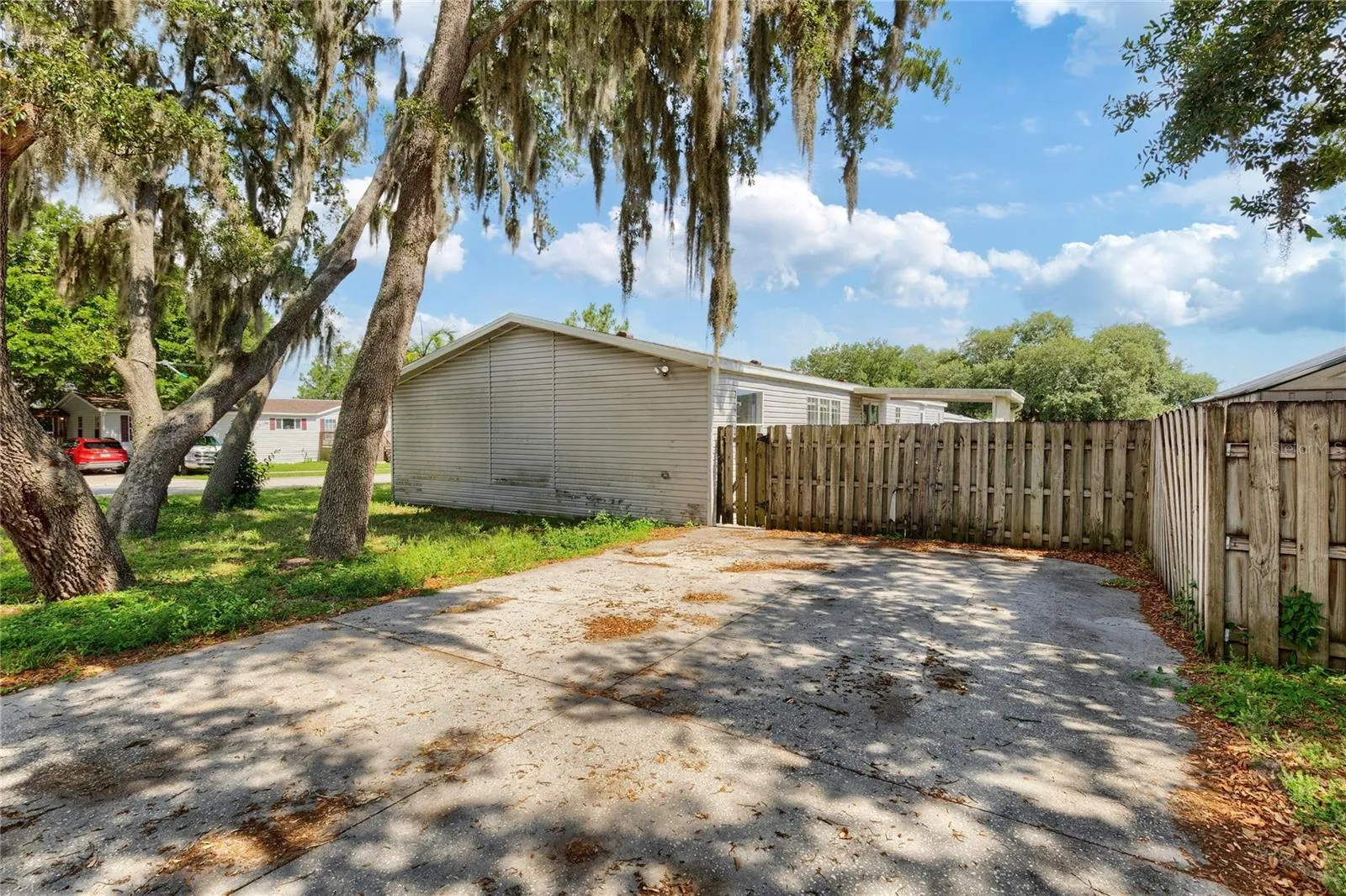 Side Entrance &amp; Driveway