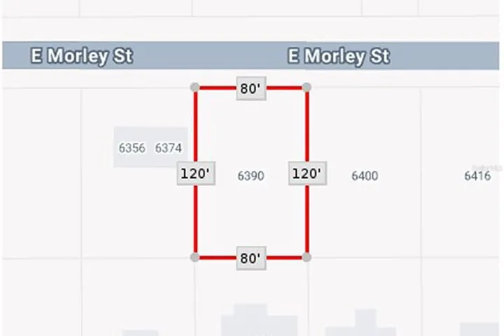 DIMENSIONS OF LOT