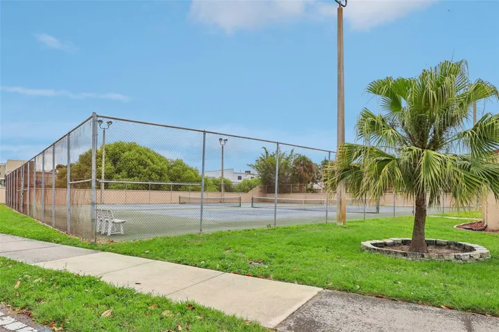 The Community tennis courts