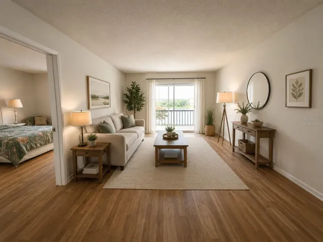 Living Room, Virtually Staged