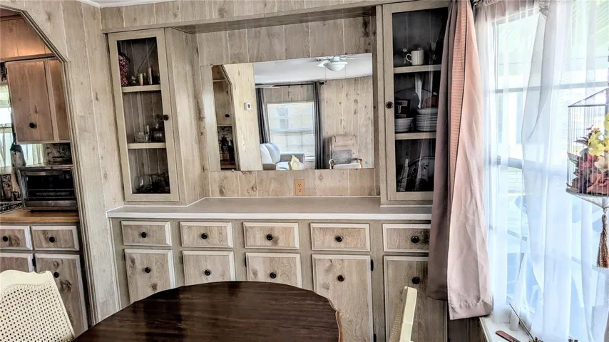 Built in Dining Hutch