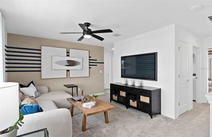 Model Home Design Only. Pictures and furnishings are for illustrative purposes only. Elevations, colors and options may vary. Furniture is for model home staging only.?