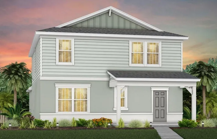 Exterior Design. Artistic rendering for this new construction home. Pictures are for illustrative purposes only. Elevations, colors and options may vary.