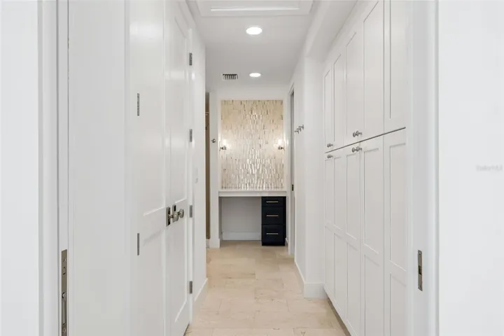 Master closet and custom cabinetry