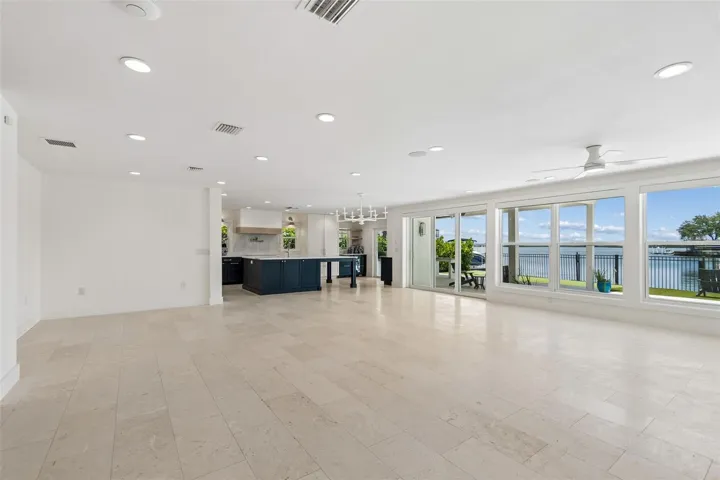 Open Floor plan with water views