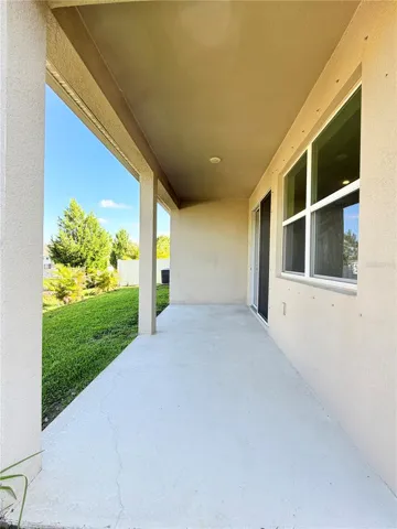 Backyard porch