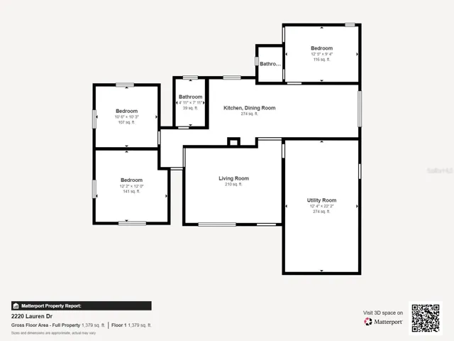 Floorplan - measurements are approximate