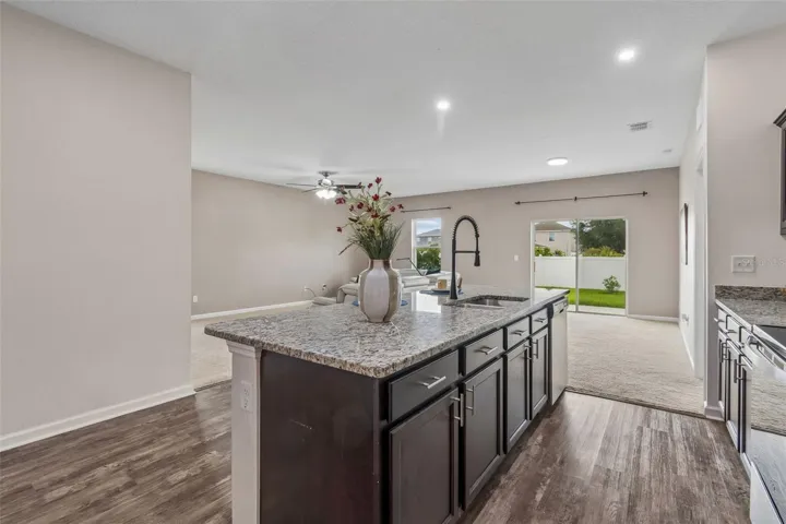 Open Concept featuring lighting that compatible with Alexa to turn on and off!