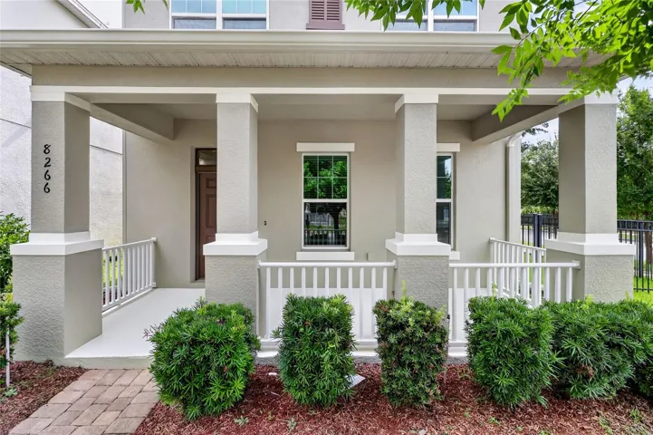 Front of the house