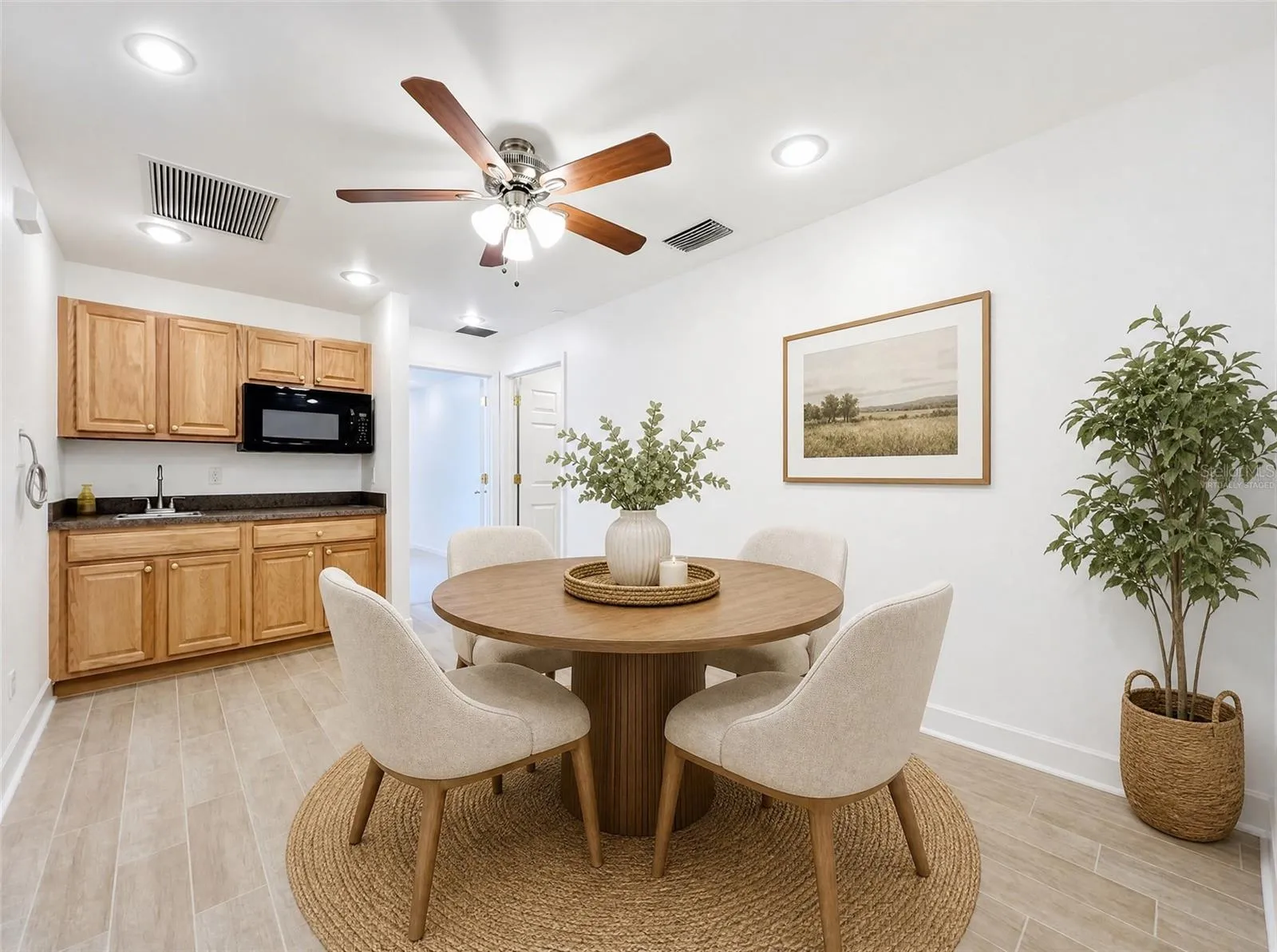 Virtually Staged Dinette MIL Suite side
