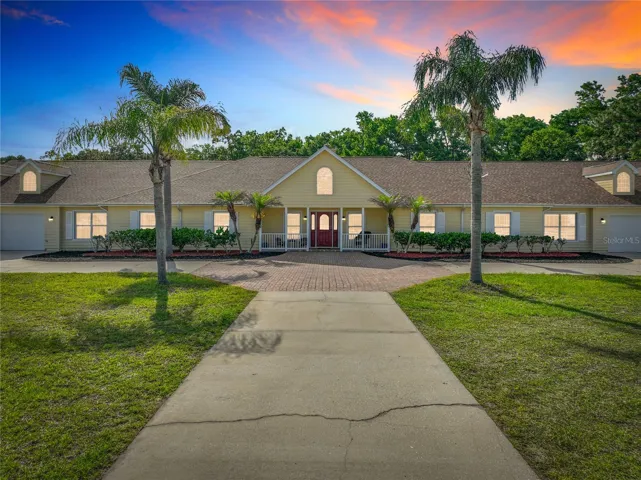 One Story Estate Home