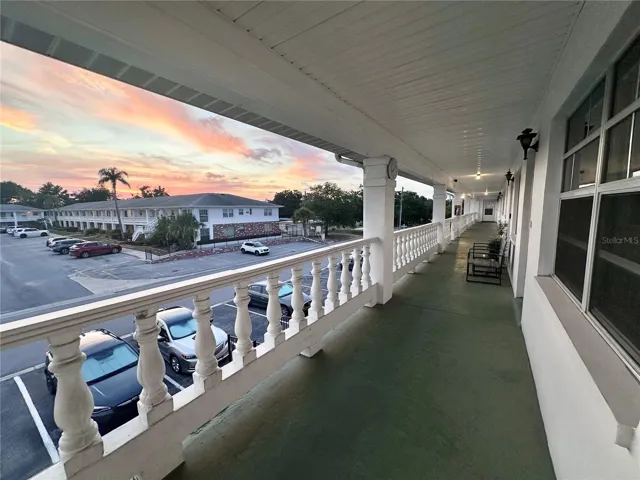 Evening Sunset View from Front of Unit