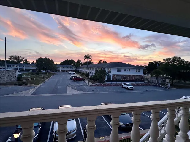Straight West Evening Sunset View from Front of Condo!  Schedule Your Showing Today!