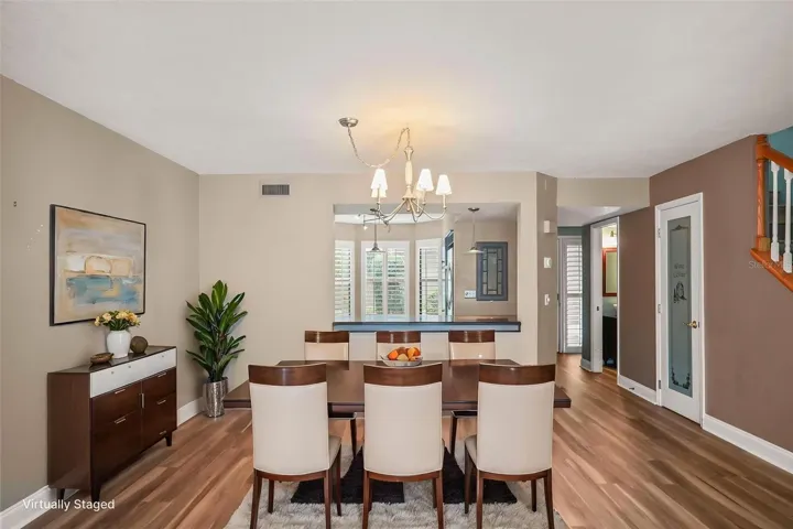 Dining Room / Living Room Combo Staged