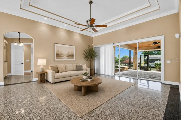 Living Room Virtually Staged