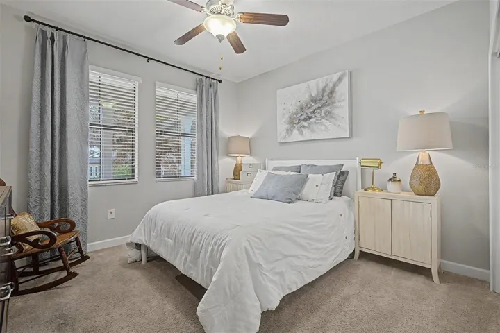 Secondary bedroom with double windows