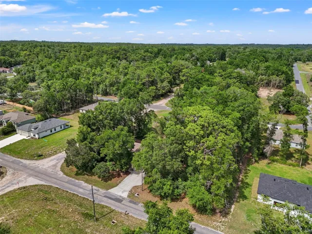 Areal View of the Corner Lot