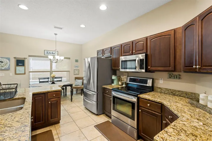 Open Kitchen w/Granite Countertops