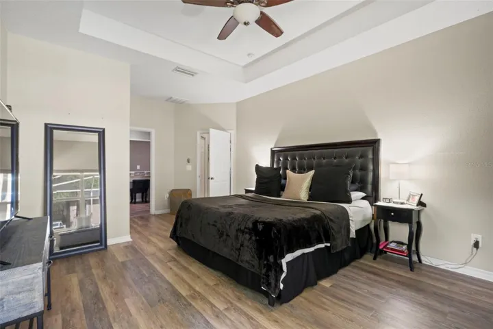 Master Bedroom w/Tray Ceilings