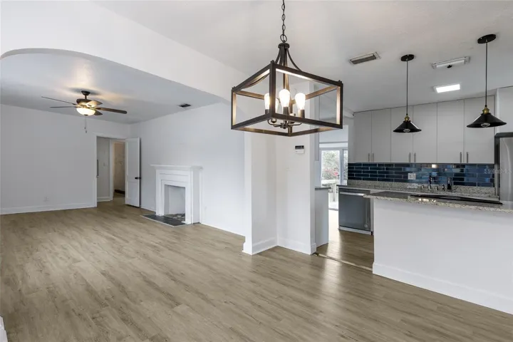 Dining/Kitchen/Living Room Combo