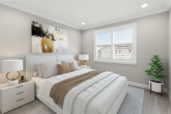 Bedroom 4  Virtually staged