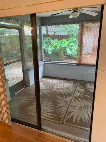Screened in patio