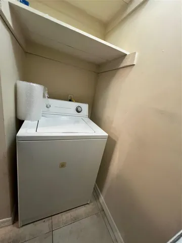 Laundry closet