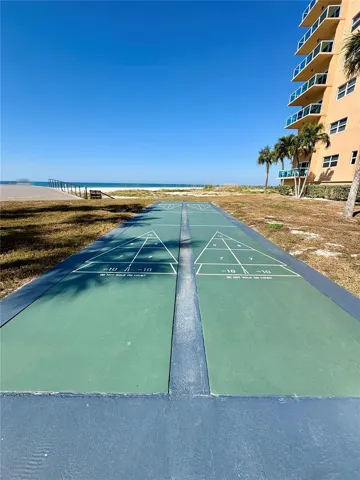 Fantastic community amenities including beachside shuffleboard courts for endless outdoor fun.